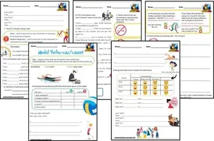 free grade 3 modal verb worksheets making english fun