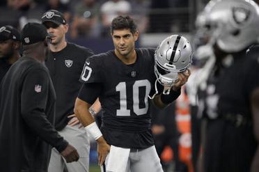 Raiders QB Jimmy Garoppolo on Trey Lance's trade to Cowboys: 'He's