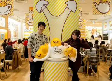 Visiting The Gudetama Cafe in Japan - Super Cute Kawaii!!