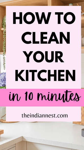 10-Minute Kitchen Clean  How to Clean Your Kitchen Fast