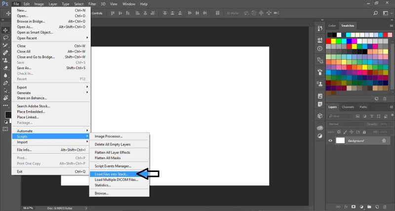 Select Load Files into Stack
