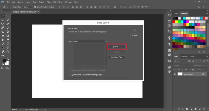 Browse images to make GIF