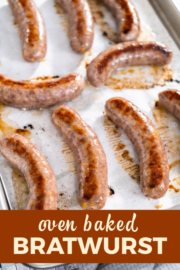 How To Cook Brats In Oven (Easy Baked Sausage Recipe) - Sip Bite Go