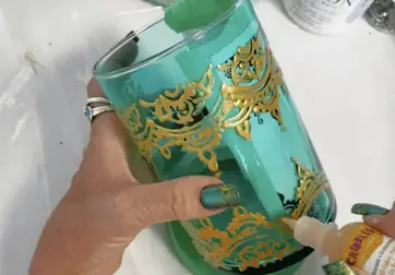 Moroccan Candle Holders With Homemade Puffy Paint - Anika's DIY Life