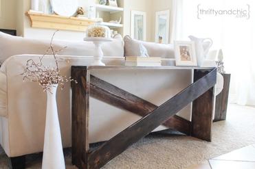 24 Dramatic Diy Sofa Tables Anyone Can Build Top Reveal