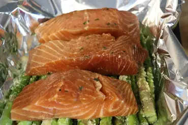 Bourbon Salmon And Asparagus The Coffee Mom