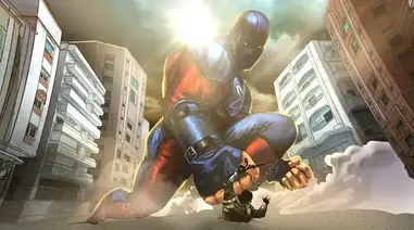 Black Adam First Look At Noah Centineo S Atom Smasher Logo Revealed