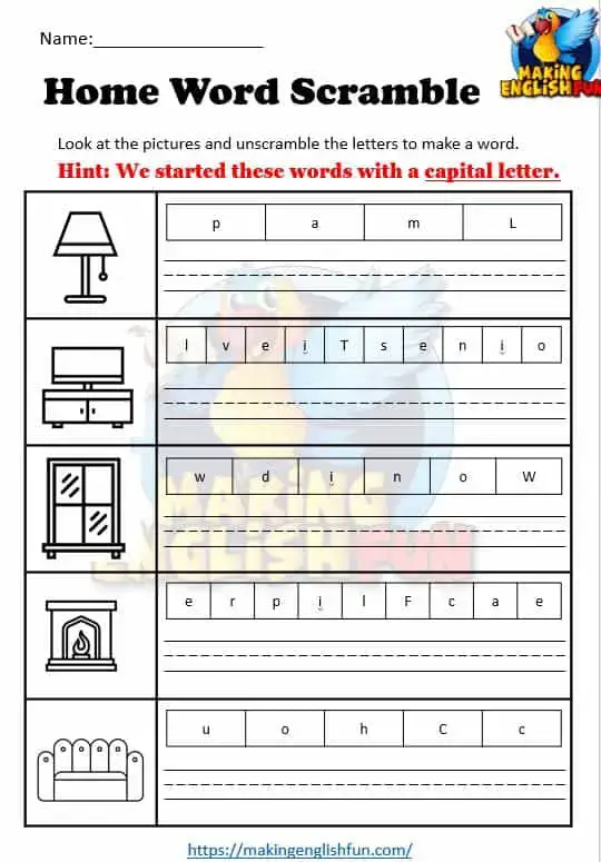 Or by individuals anticipating an impending death; Home Word Scramble Worksheets Making English Fun
