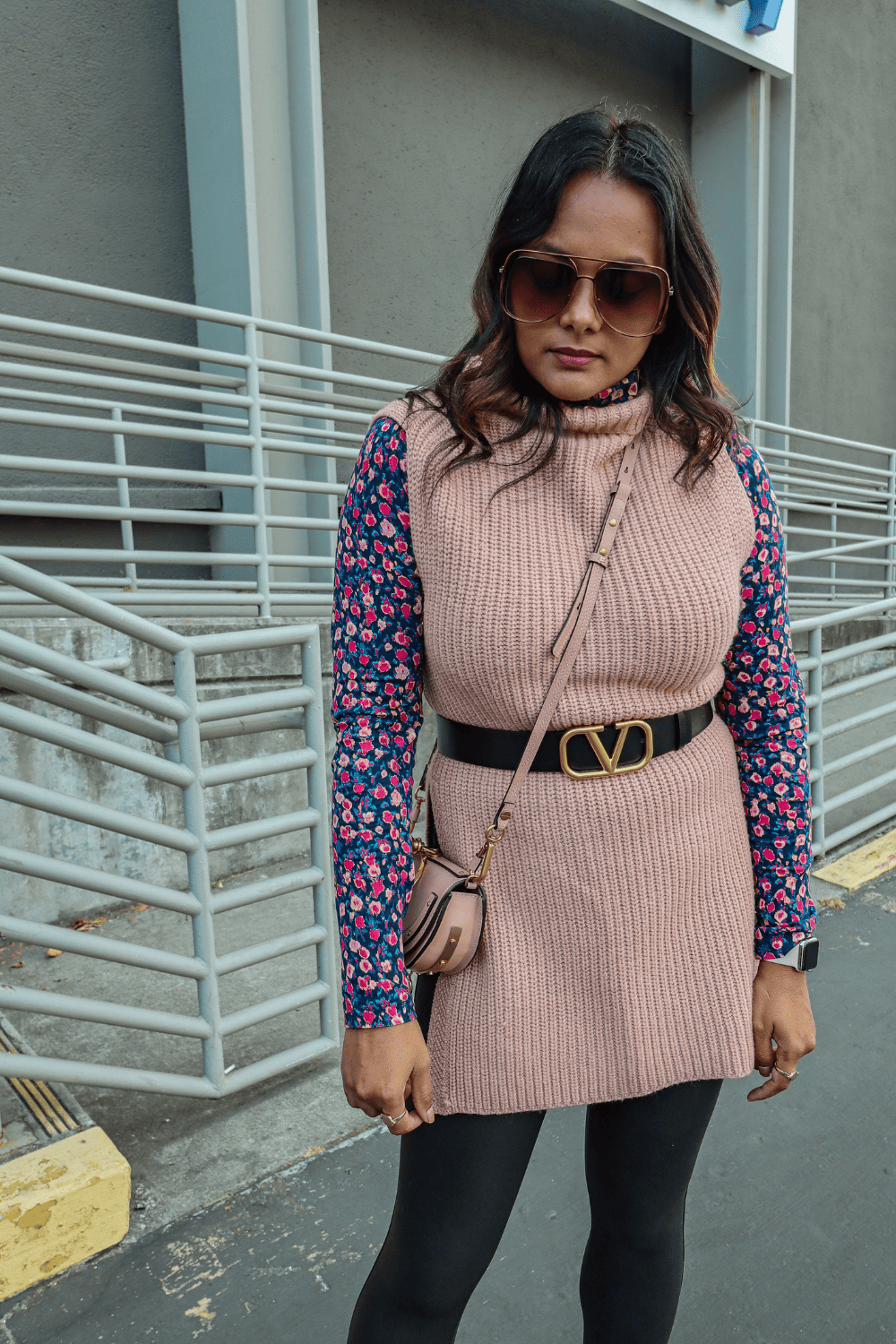 Street Style Valentino Belt Bag Medewi Denim Sling Bag STELAR