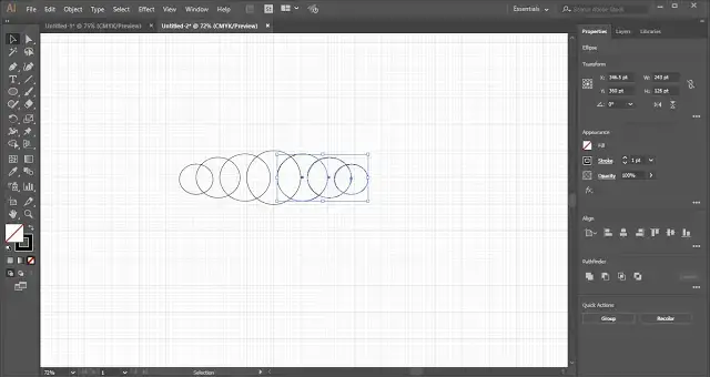 Cloud shape in Adobe Illustrator