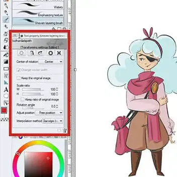 Clip studio paint flip layer colors