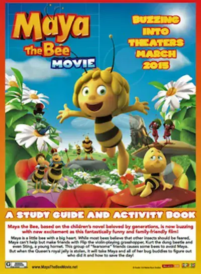 Maya The Bee Movie Free Printable Coloring Pages Skgaleana