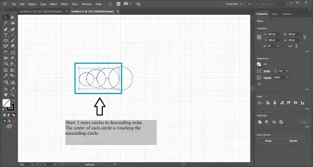 Cloud shape in Adobe Illustrator