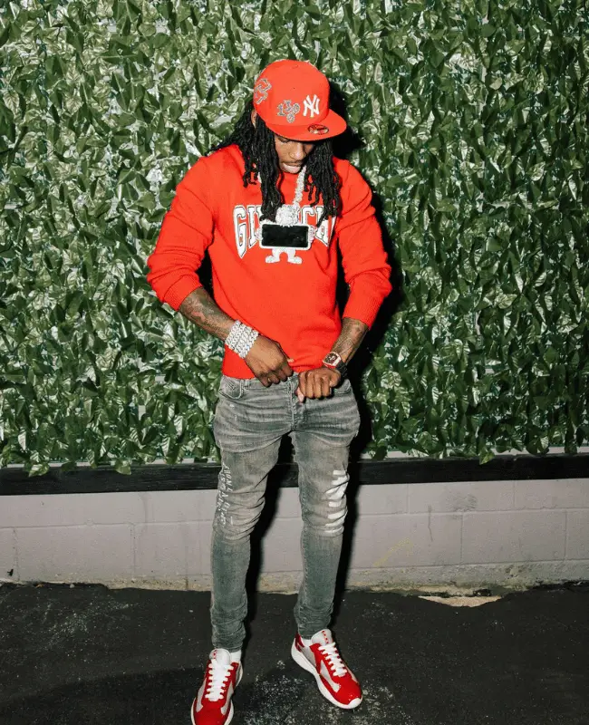 Polo G “Rapstar “ 🔥🧡🐐 Outfit By : @wwwtrippieporiginalcom 💥🐐