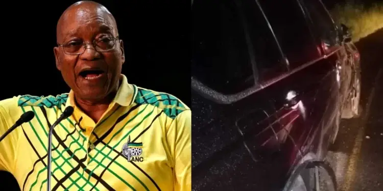 Former South African President Jacob Zuma Involved in Car Accident