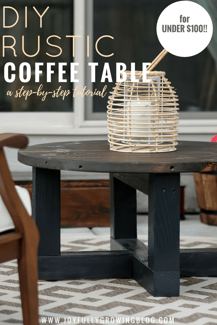 Build A Round Outdoor Coffee Table, Diy Patio Coffee Table