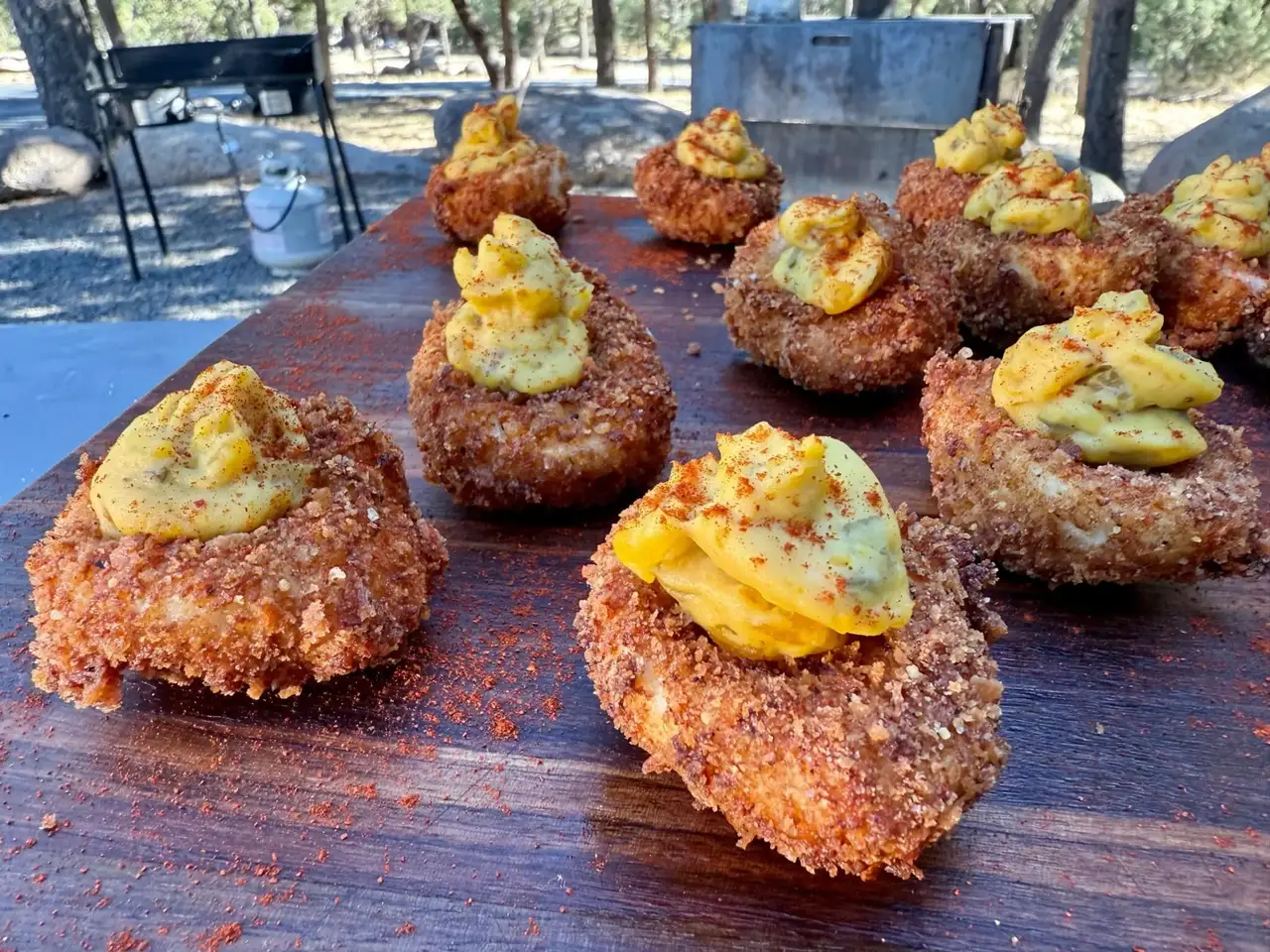 Cowboy Kent Rollins Deep Fried Deviled Eggs
