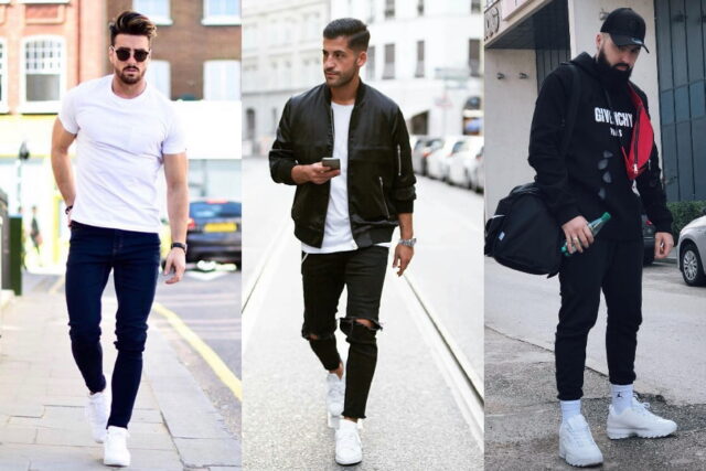 black shoes style men