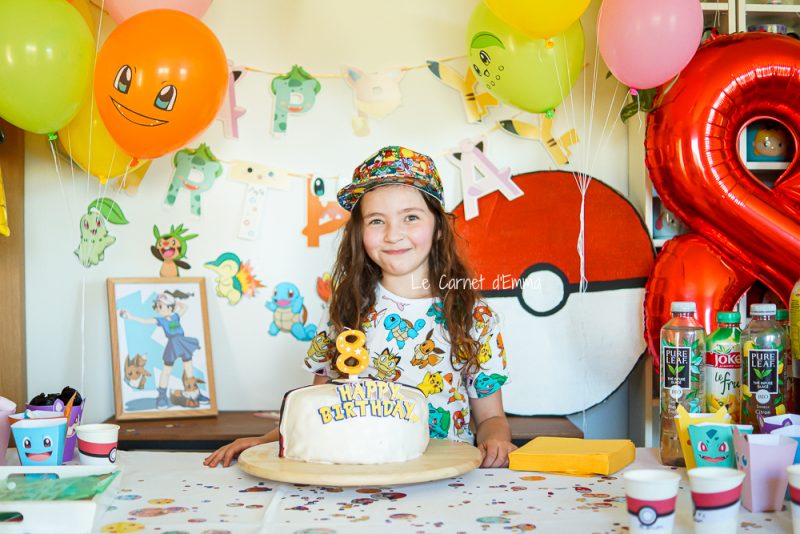 Fournitures de fête d'anniversaire Pokemon pour filles