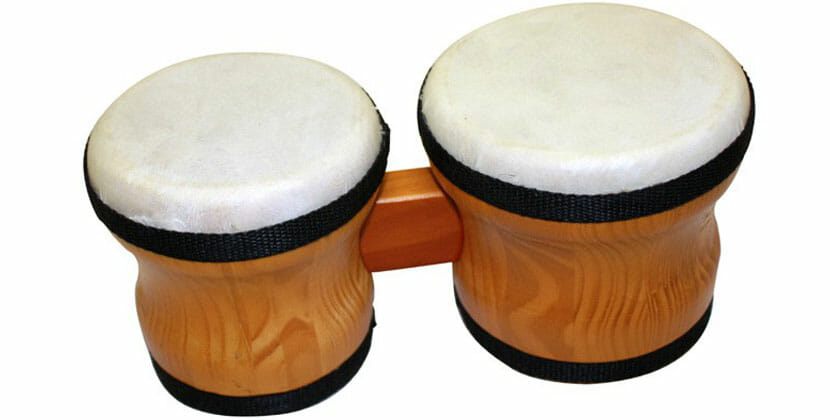 Rhythm Band Bongos Junior 6 in Dia RB1301 H x 5 in and 4-1/4 in