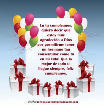 Mensajes de Feliz Cumpleaños para un Hermano – FRASES Y MENSAJES DE  CUMPLEAÑOS