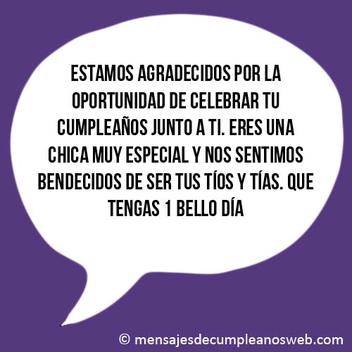 Mensajes de Feliz Cumpleaños para una Sobrina – FRASES Y MENSAJES DE  CUMPLEAÑOS