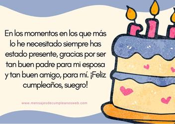 Mensajes de Cumpleaños para el Suegro – FRASES Y MENSAJES DE CUMPLEAÑOS