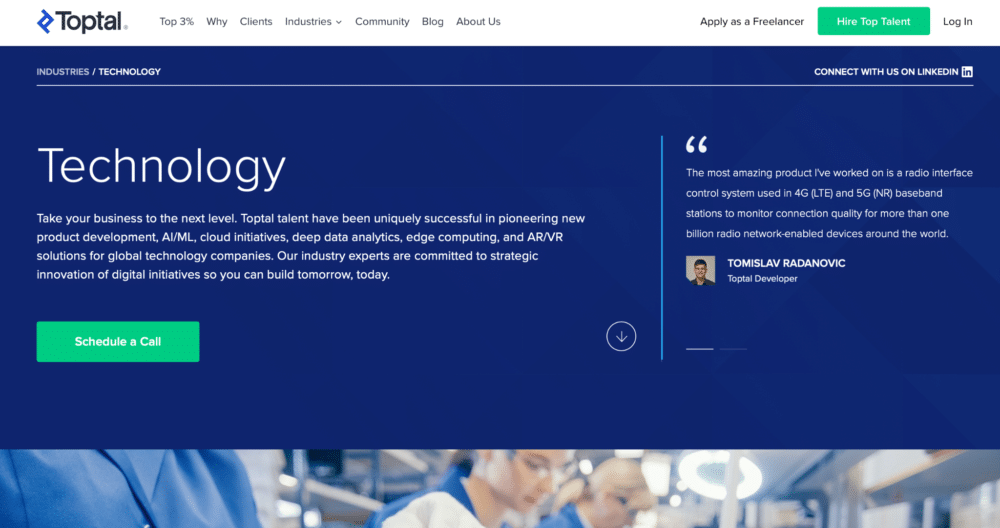 Freiberufliche Jobbörsen - Toptal