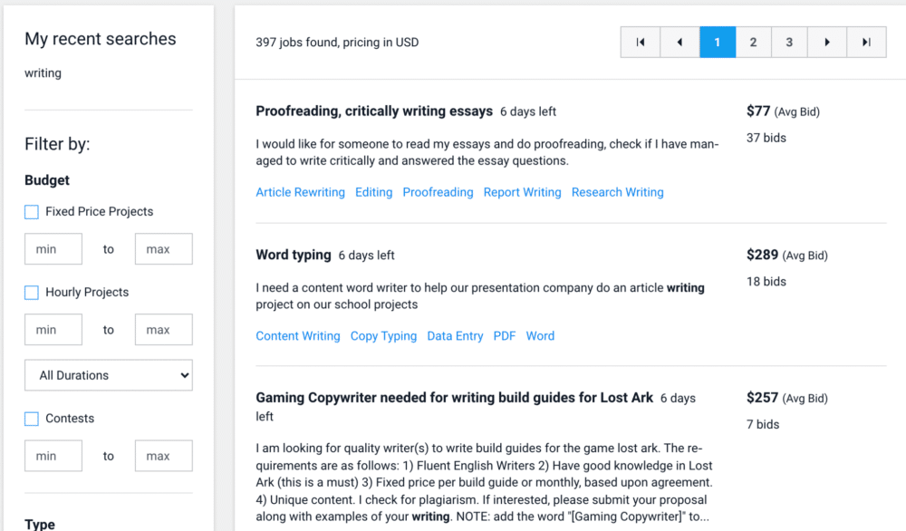 Freiberufliche Jobbörsen -