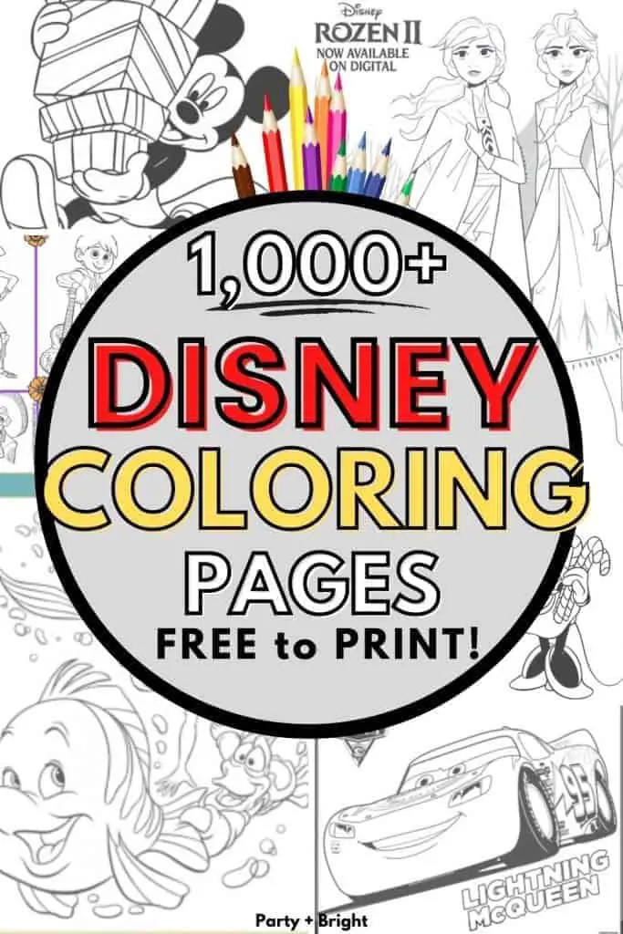 1000 free disney coloring pages party bright