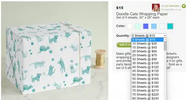 Print on Demand Wrapping Paper - Print API, Dropshipping