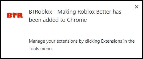 Anti on X: Released BTRoblox, my Roblox chrome extension to the