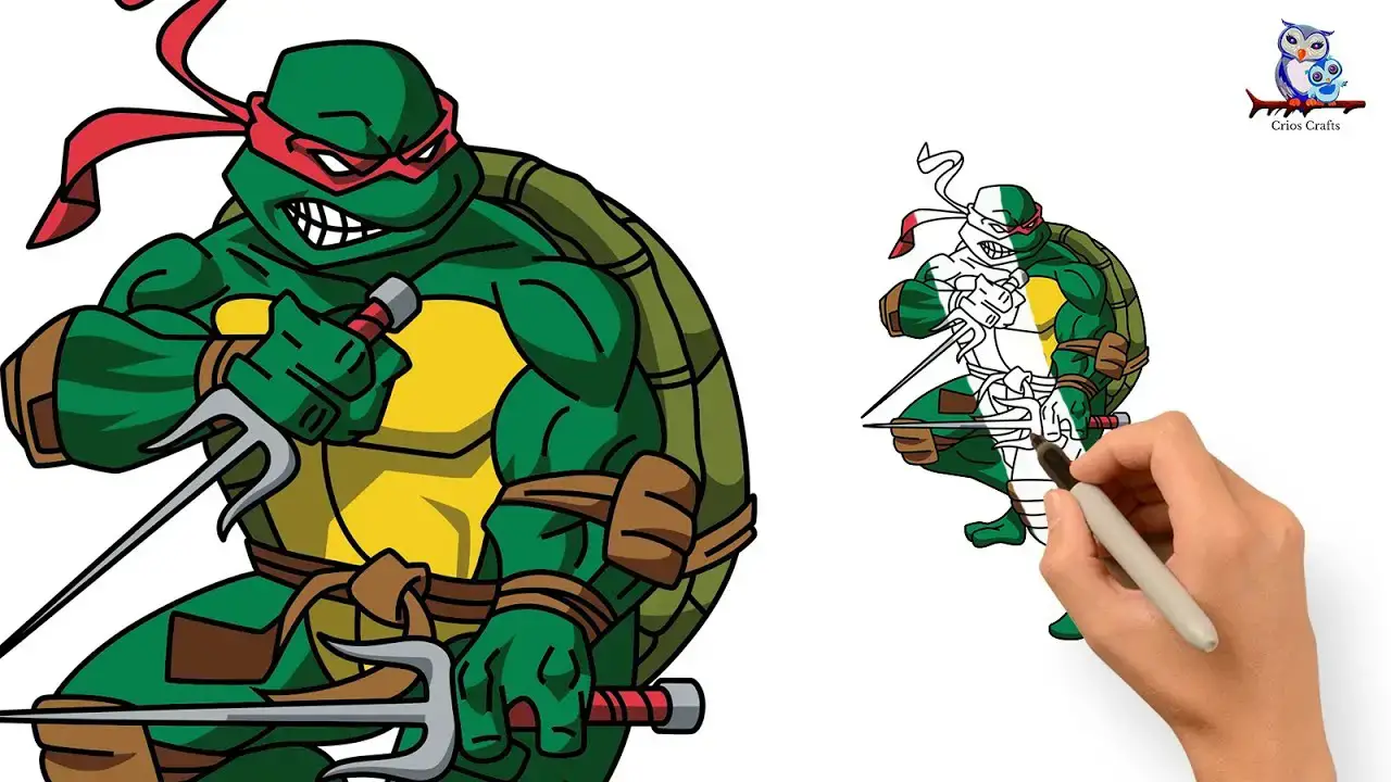 How to Draw Donatello, Ninja Turtles