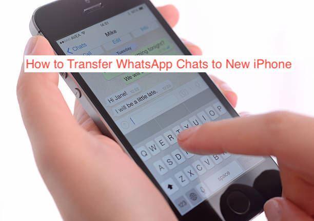 How to transfer whatsapp chats