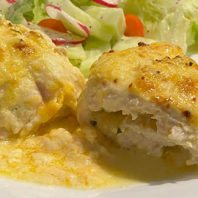 Easy Low Carb Cheesy Stuffed Chicken Recipe