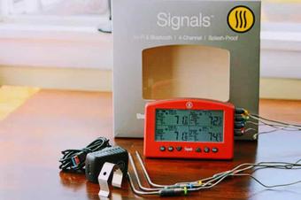Signals™ BBQ Alarm Thermometer with Wi-Fi and Bluetooth® Wireless Technology