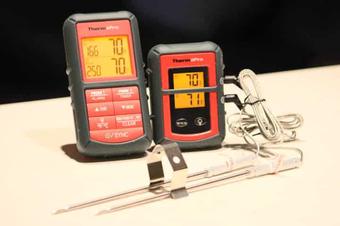 ThermoPro TP08BW Remote Meat Thermometer Digital Grill Smoker BBQ  Thermometer with Two Probes in Orange