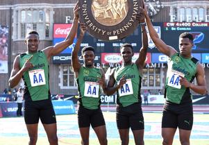 Edwin shatter 4x100m record at Penn, Sports