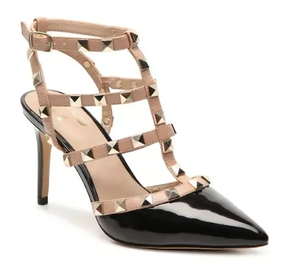 Valentino Dupes - Beige Patent Pointy Toe Heels - Travel Beauty Blog