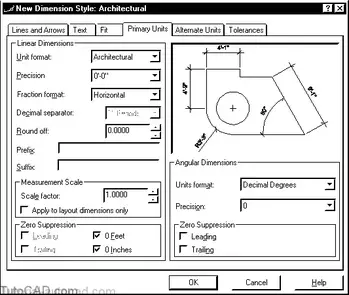 Key Settings For New Dimension Styles Tutorial Autocad