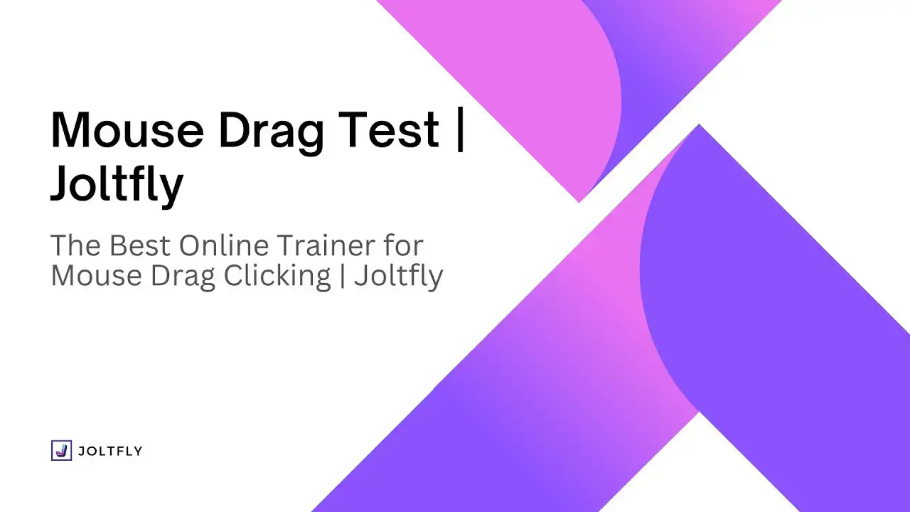 Drag Click Test  Click Tests - Joltfly