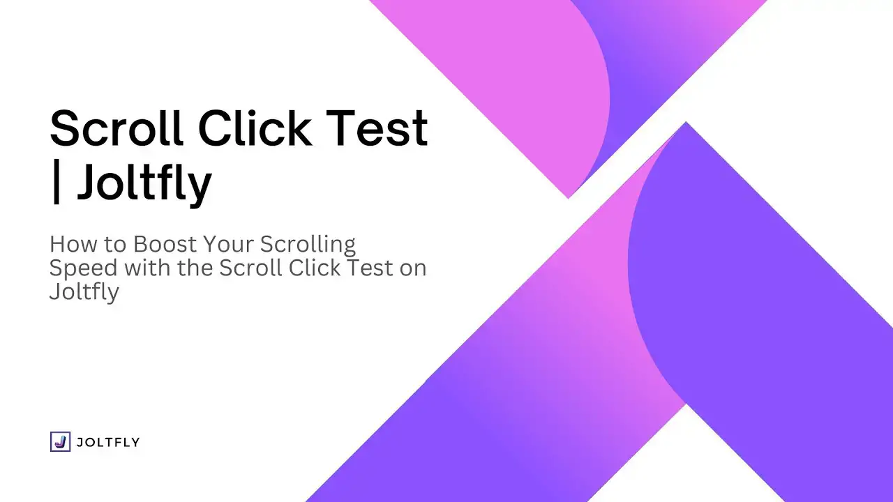 Scroll Click Test  Click Tests - Joltfly