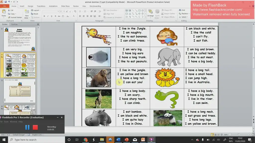 'Video thumbnail for How to Use the Animal Dominoes Activity'