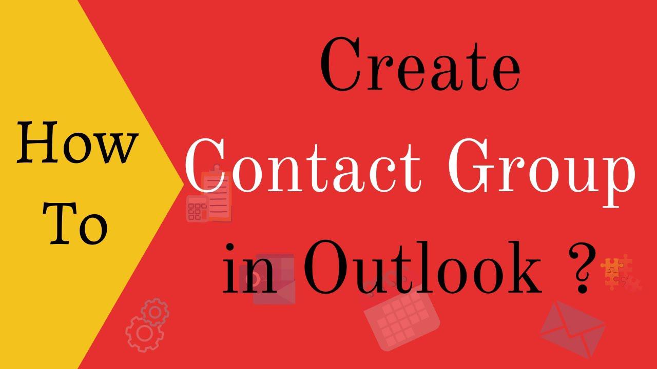 'Video thumbnail for How to create contact group in Outlook?'
