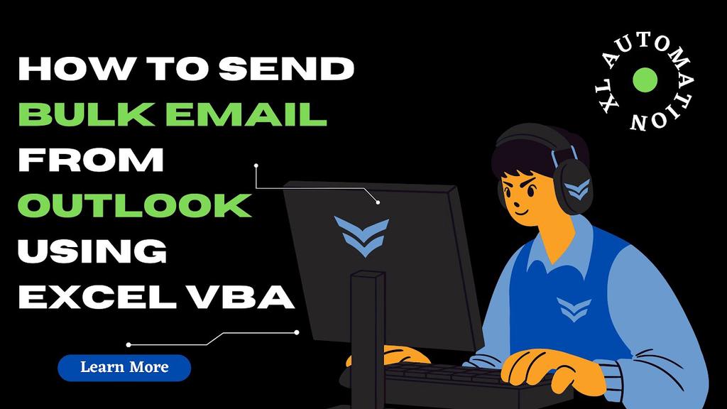 'Video thumbnail for How to Send Bulk Email From Outlook Using Excel with Attachment | Excel Automation | Part-1'