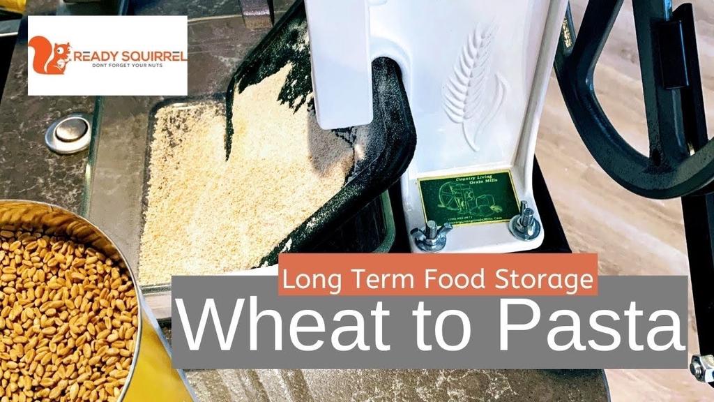 'Video thumbnail for Milling Hard Wheat By Hand: Country Living Grain Mill'