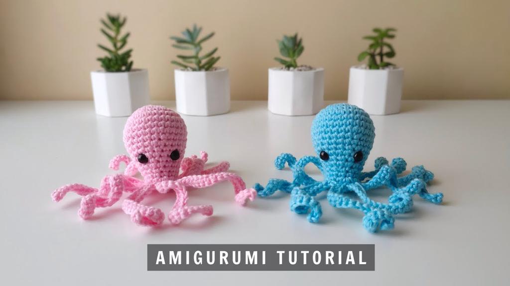 'Video thumbnail for Cute Octopus | How to Crochet | Amigurumi Tutorial | No Sew Amigurumi'
