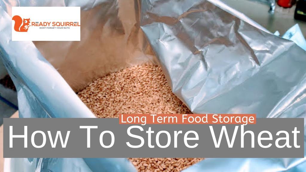 'Video thumbnail for How To Store Wheat: Long-Term Food Storage'