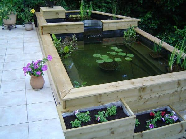 Bâche pour bassin Bâche pour bassin de jardin 0,5 mm noir Bâche pour le bassin de jardin Construction de bassin 6 m de long noir 4 m de large 