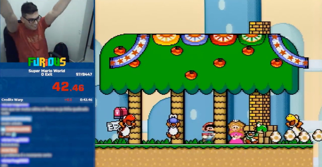 Recommended Bless pond Man Sets New Super Mario World Speedrun Record With 41.022 Seconds -  borninspace